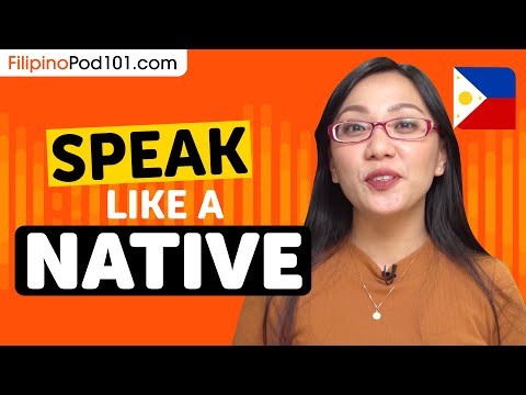 Fix Your Filipino Speaking in 2 Hours