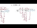 Dividing and Decimal Conversions