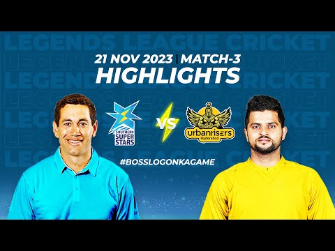 Suresh Raina Roaring in Legends League Cricket | Highlights Match | Southern VS Urbanrisers | Match3
