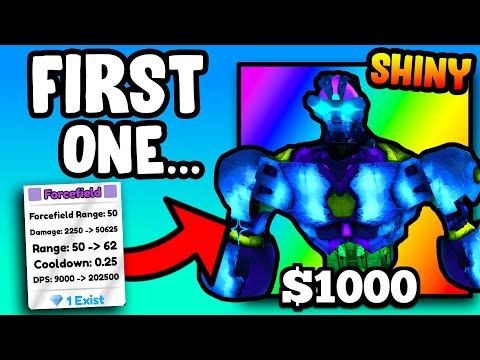 I UNBOXED the *FIRST* SHINY TITAN FORCEFIELD MAN!! (UPDATE)