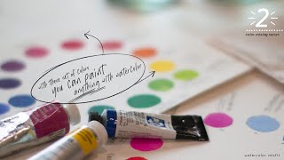 With these colors you can paint anything with watercolor
