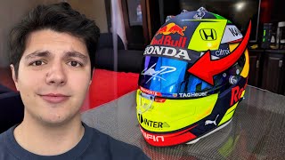 UN ESTAFADOR INTENTÓ RECLAMAR UN CASCO DE FÓRMULA 1 FIRMADO POR CHECO PÉREZ!!!