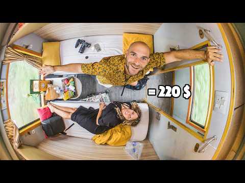 We took a First Class Sleeper Train through Vietnam during a Typhoon! 🌀
