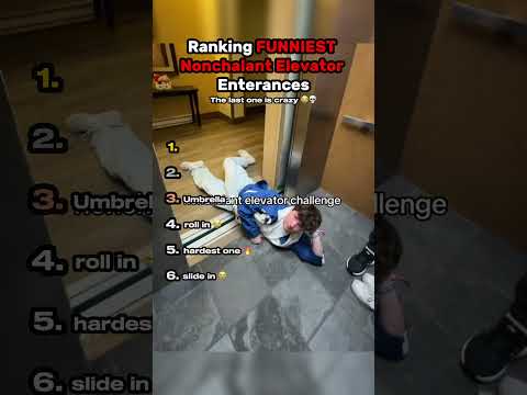 Ranking the FUNNIEST Nonchalant Elevator Entrances 😭💀 (Part 2)