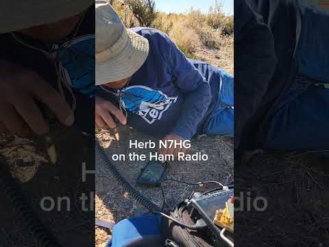 Ham Radio from the Navajo Nation for Summits on the Air #youtubeshorts