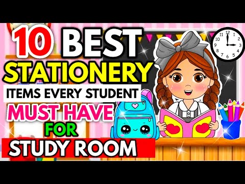 10 MUST HAVE STATIONERY ITEMS IN EVERY STUDENT'S ROOM | Essentials for Back to School 2024 #school