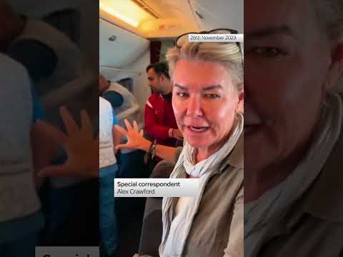 Israel-Hamas war: Onboard UAE medical flight