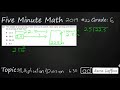Division Problems with Decimals