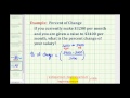 Understanding Percent Change
