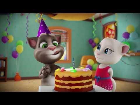 Torta de cumpleaños | Talking Tom | Wildbrain Niños