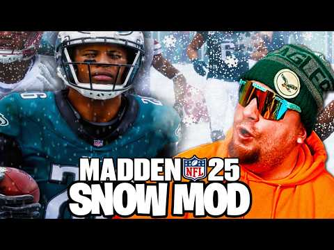 Get INSANE Snow Games in Madden 25 | New Weather Mod for Madden 25 Franchise