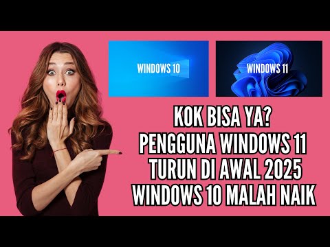 Pengguna Windows 11 Menurun di Awal Tahun 2025. Windows 10 Malah Naik. Kok Bisa?