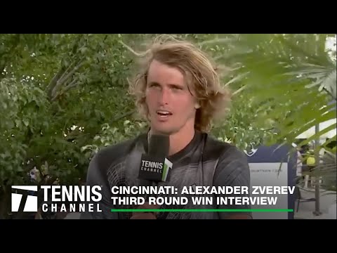 INTERVIEW: A. Zverev; Cincinnati 3R Win