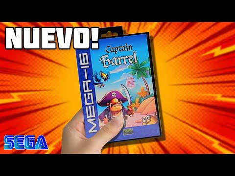 Ya tenemos NUEVO JUEGO para la Genesis! Captain Barrel (Homebrew - 2025 - mega drive )