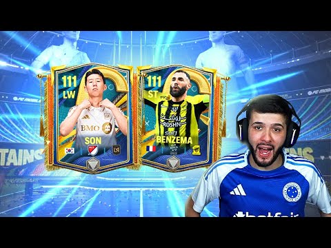BUGUEI OS PACKS E VEIO OS MELHORES JOGADORES NO FC MOBILE! 😱