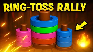 Ring-Toss Rally Gameplay: Epic Ring-Stacking Action!