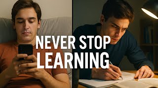 Lazy Minds Build Small Lives - Don't be Lazy in Learning.