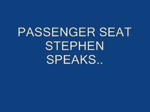 Passenger Seat by Stephen Speaks With Lyrics