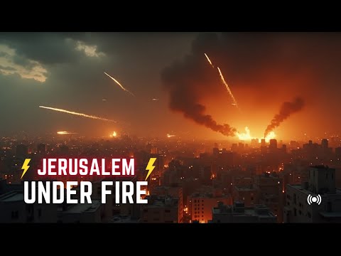 Jerusalem Sky Lights Up as Missiles Rain Down