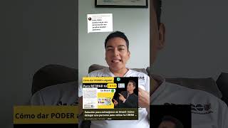 procuracion para retirar CRNM de terceros ante la policía federal en Brasil
