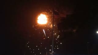 Fireworks on the USA's 250th Anniversary.