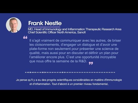 Interview avec Frank Nestle pendant la semaine de la R&D