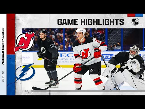 Devils @ Lightning 11/20/21 | NHL Highlights