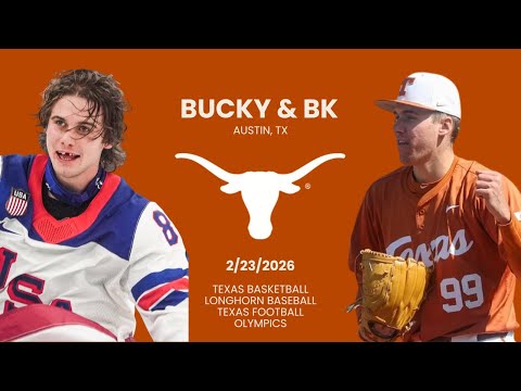 Texas Football Spring Questions, Longhorns Basketball & Baseball | Bucky & BK | LIVE | 2/23/26