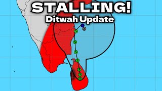 Ditwah STALLING over Sri Lanka - Tropical Update