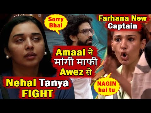 Bigg Boss 19 Today Episode Promo Farhana New Captain | Nehal Fight with Amaal Tanya BB19