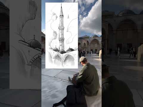 Digital sketching Istanbul #стамбул #путешествия #скетч #sketch #digitalart