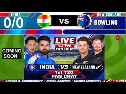 Live: India vs New Zealand, 1st T20 Match 2026 Live Score &amp; Commentary | Ind vs Nz Live