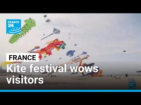 YouTube video thumbnail: Tens of Thousands Flock to French Kite Festival as Record Smashed
