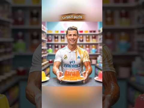 وظيفة رونالدو الصغير: اللعب بالمربى #شورتس #كرة_القدم #رونالدو #ميسي