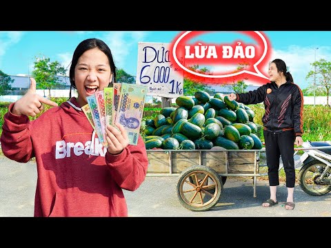 Bán Dưa Hấu Bị Hỏng Để Có Tiền Ăn Tết ❤ Bài Học Tính Trung Thực  ❤ Trang Vlog