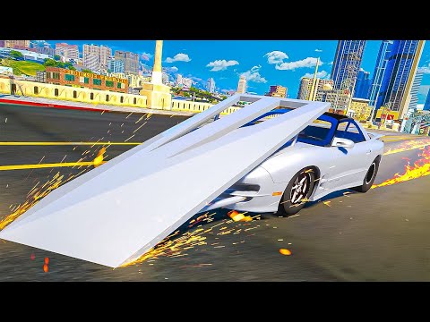 5600HP Drag Flip Car Destroyed The Cops In GTA 5 RP