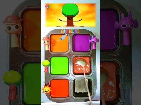 Color Mixing 😱 #sprunki #スプランキー #gaming #colormixingmagic #art #asmr