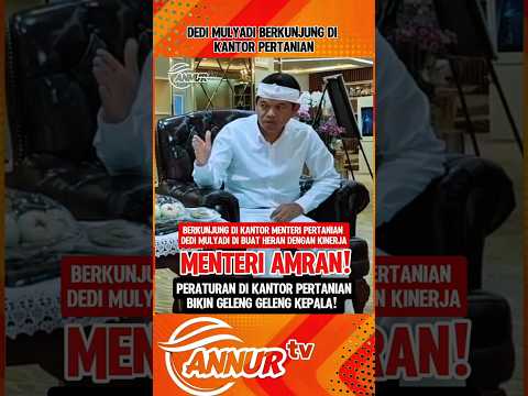 kdm_dedi mulyadi di buat heran sama menteri pertanian #shorts