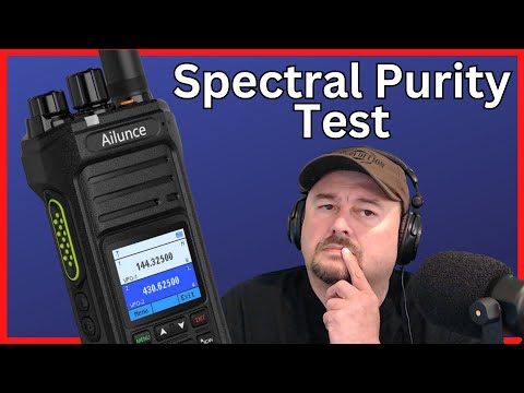 Ailunce HA1UV Dual Band Radio: Spectral Purity Test