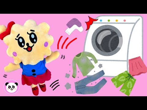 せんたくものはほうっておかないでね | ふわみーちゃん ふわた | しつけ 子育て 動画 | Poco Channel