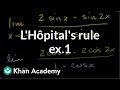 Understanding Limits and L'Hopital's Rule