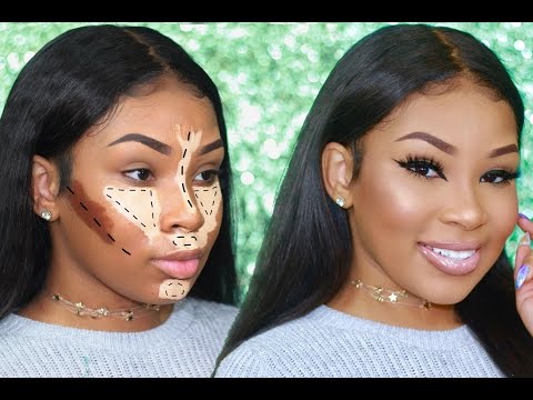 HOW TO: HIGHLIGHT & CONTOUR (BEGINNER FRIENDLY) | AALIYAHJAY