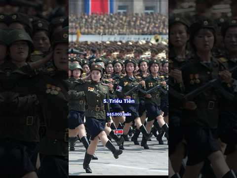 Top 10 quốc gia có số lượng quân sẵn sàng chiến đấu đông nhất thế giới