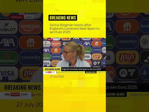 Sarina Wiegman - "I hope in will boost women's game more'