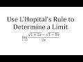 Understanding Limits and L'Hopital's Rule