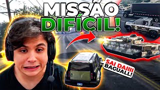 PAULINHO e LUQUETA TENTARAM PEGAR o CAMINHÃO CHEIO de ARMAS da POLÍCIA!😱 GTA RP (Modder clips)