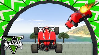 GTA V Online: O VAI E VEM que você VOA COM OS CARROS!!! (MUITO DIFERENTE)