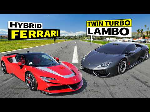 Supercar Showdown: Ferrari SF90 Stradale vs. Twin-Turbo Lamborghini Huracan