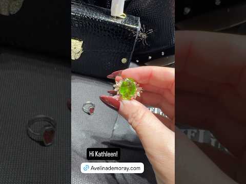 Customer Spotlight:  packing order #6725  The Poison Ivy ring & the panther handbag #AvelinaDeMoray