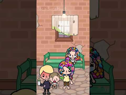 Daddy Abandoned me Cuz I Have A Flower Hair ๐| Toca Sad Story | Toca Life World | Toca Boca